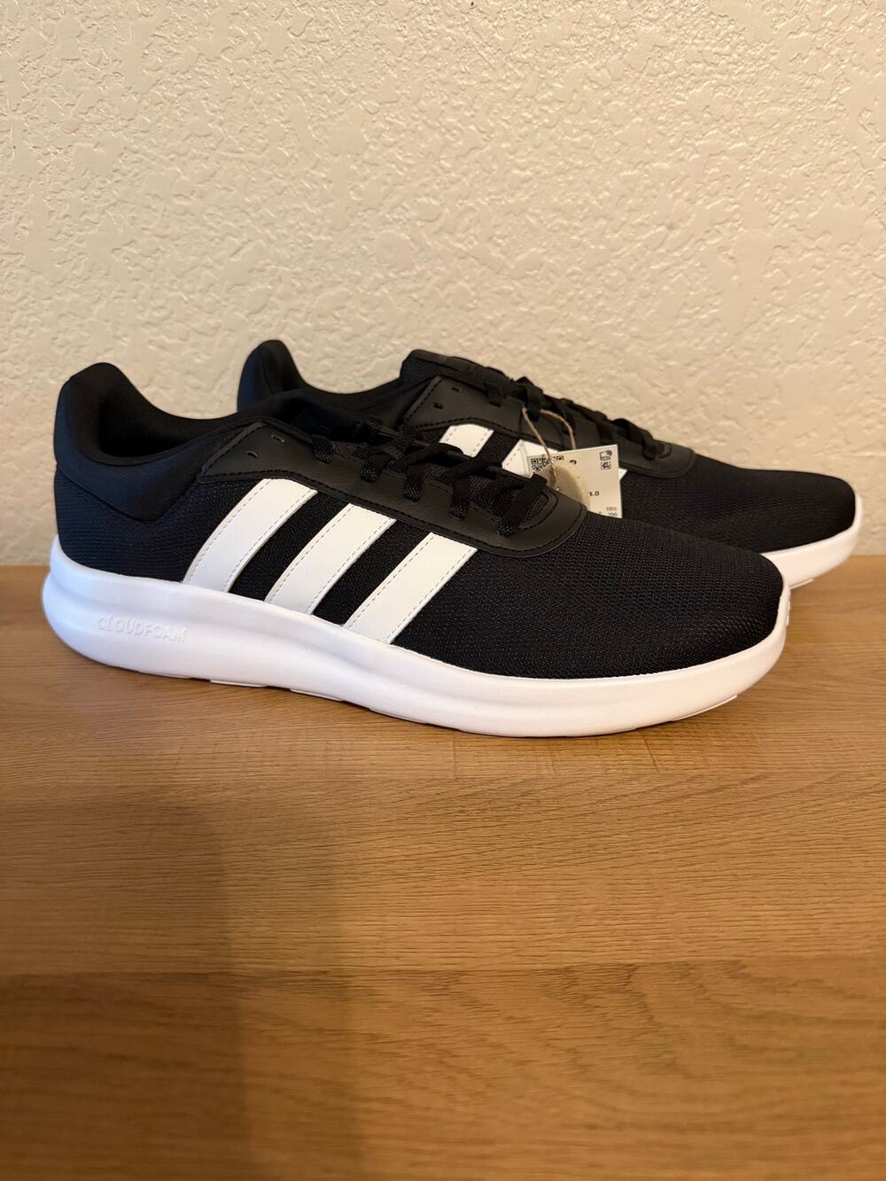 Adidas Lite Racer Black Men's Sneakers Size 11 New Without Box